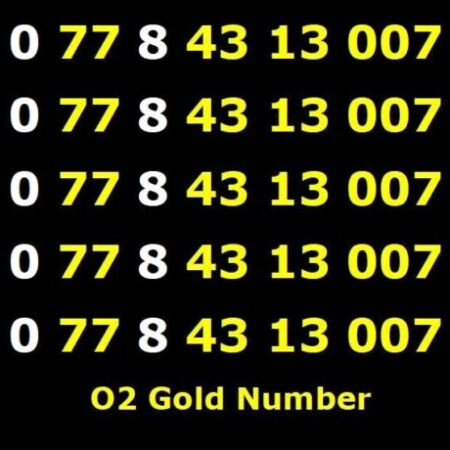 0 77 8 43 13 007 Vip O2 James Bond Mobile Number