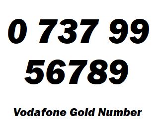 0 737 99 56789 Vodafone Mobile Number For Sale
