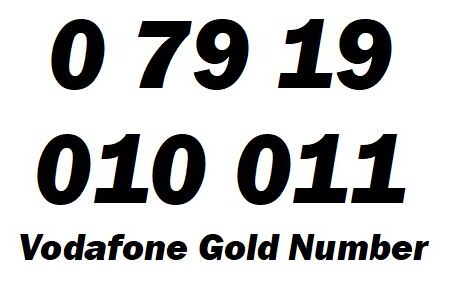 0 79 19 010 011 Vodafone Gold Mobile Numbers