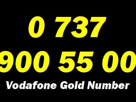 0 737 900 55 00 Vodafone Gold Mobile Number Sim Card