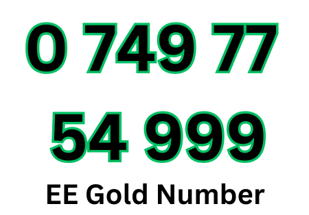 0 749 77 54 999 EE Vip Golden Mobile Number