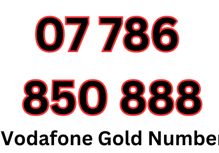 07 786 850 888 Vodafone Exclusive Gold VIP Mobile Phone Number