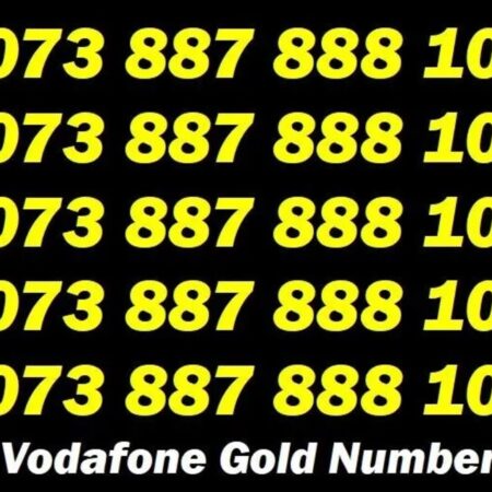 073 887 888 10 Vodafone Exclusive Gold VIP Mobile Phone Number